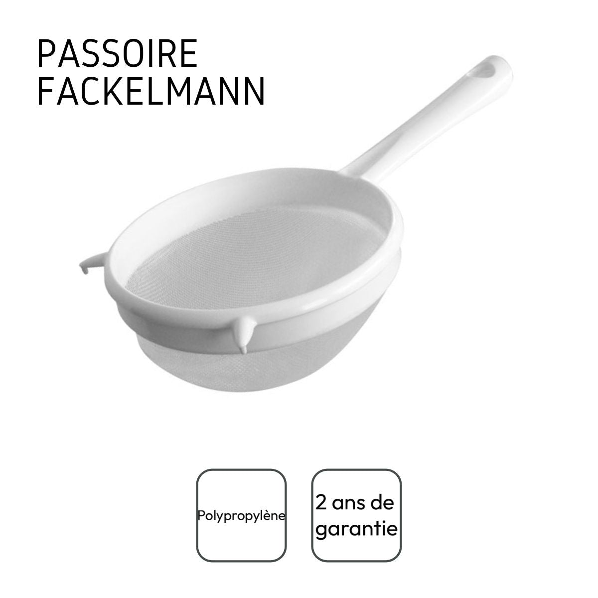 Ensemble de 2 Passoires en plastique 17 cm de diamètre  Arcadalina Fackelmann - Mathon - 4