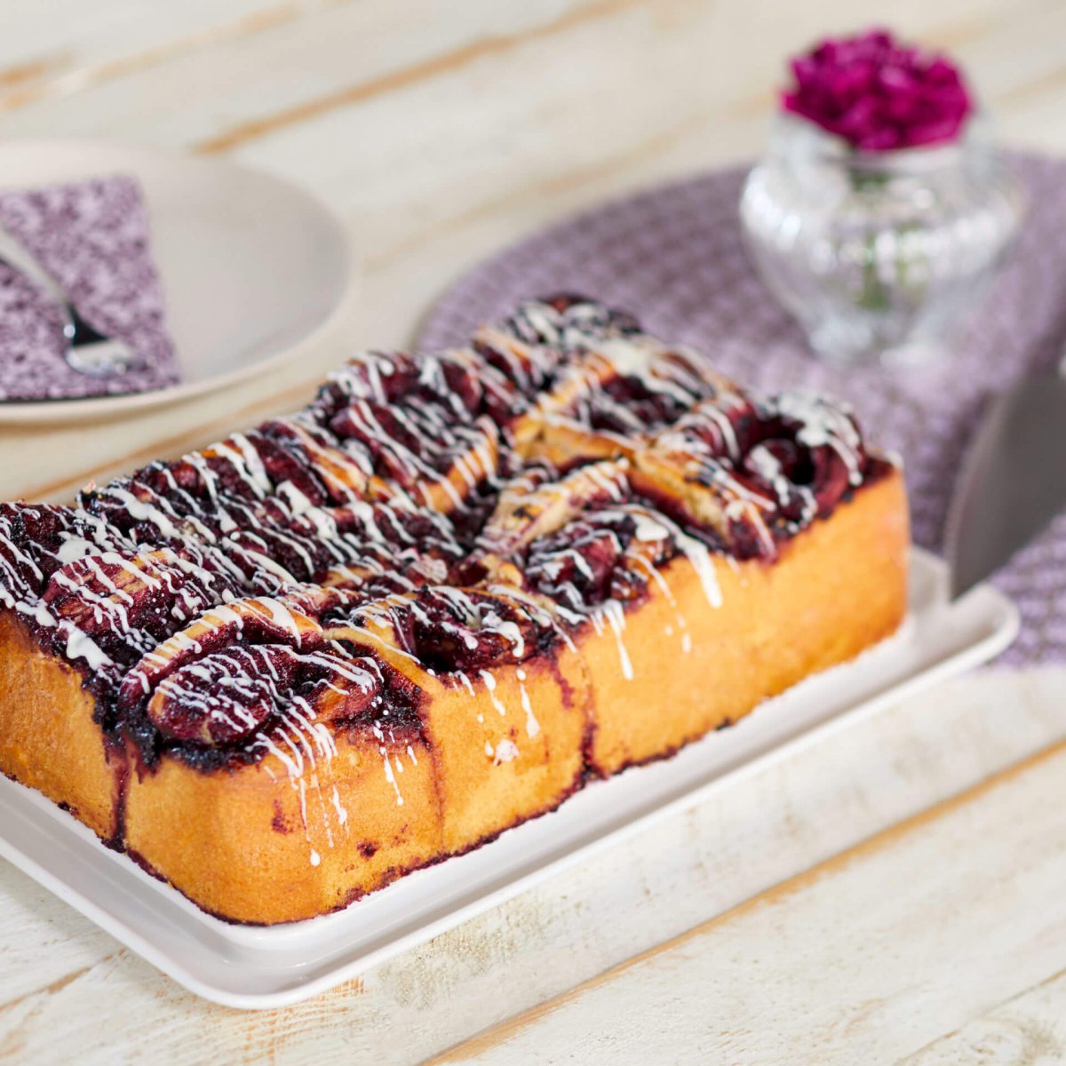 Moule à charnière rectangulaire en acier émaillé avec spatule Dr. Oetker Exclusive Dr. Oetker - Mathon - 2