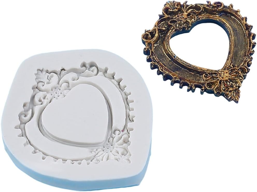 Moule En Silicone à Cadre 3D - Asudaro - 1/8 Pièces DIY Vendos85 - Mathon