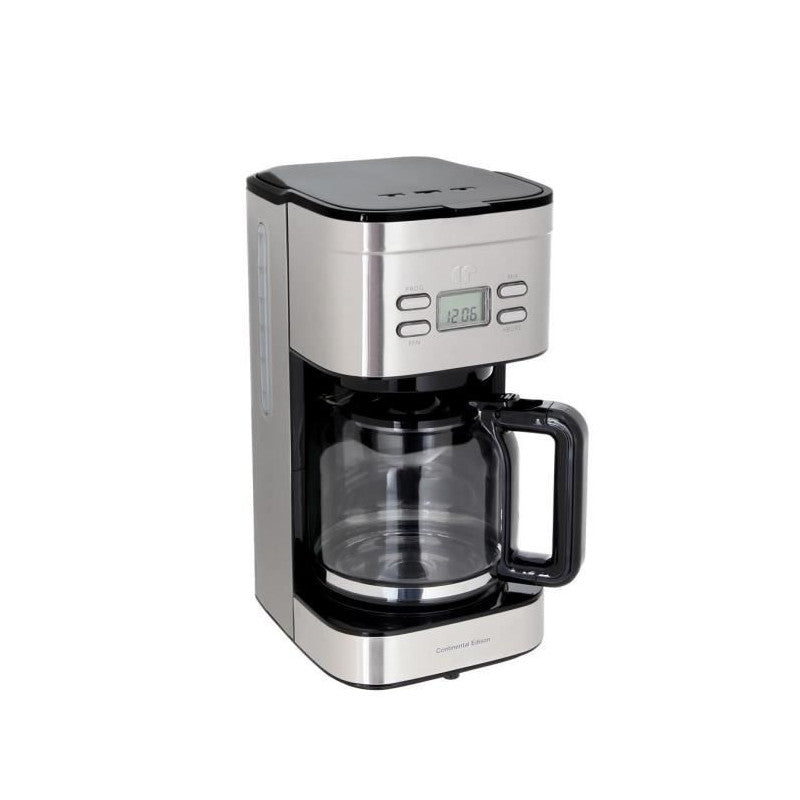 Continental Edison Cafetiere Filtre Programmable - Cecf12tix - 1,25 L - Inox Continental Edison - Mathon - 1