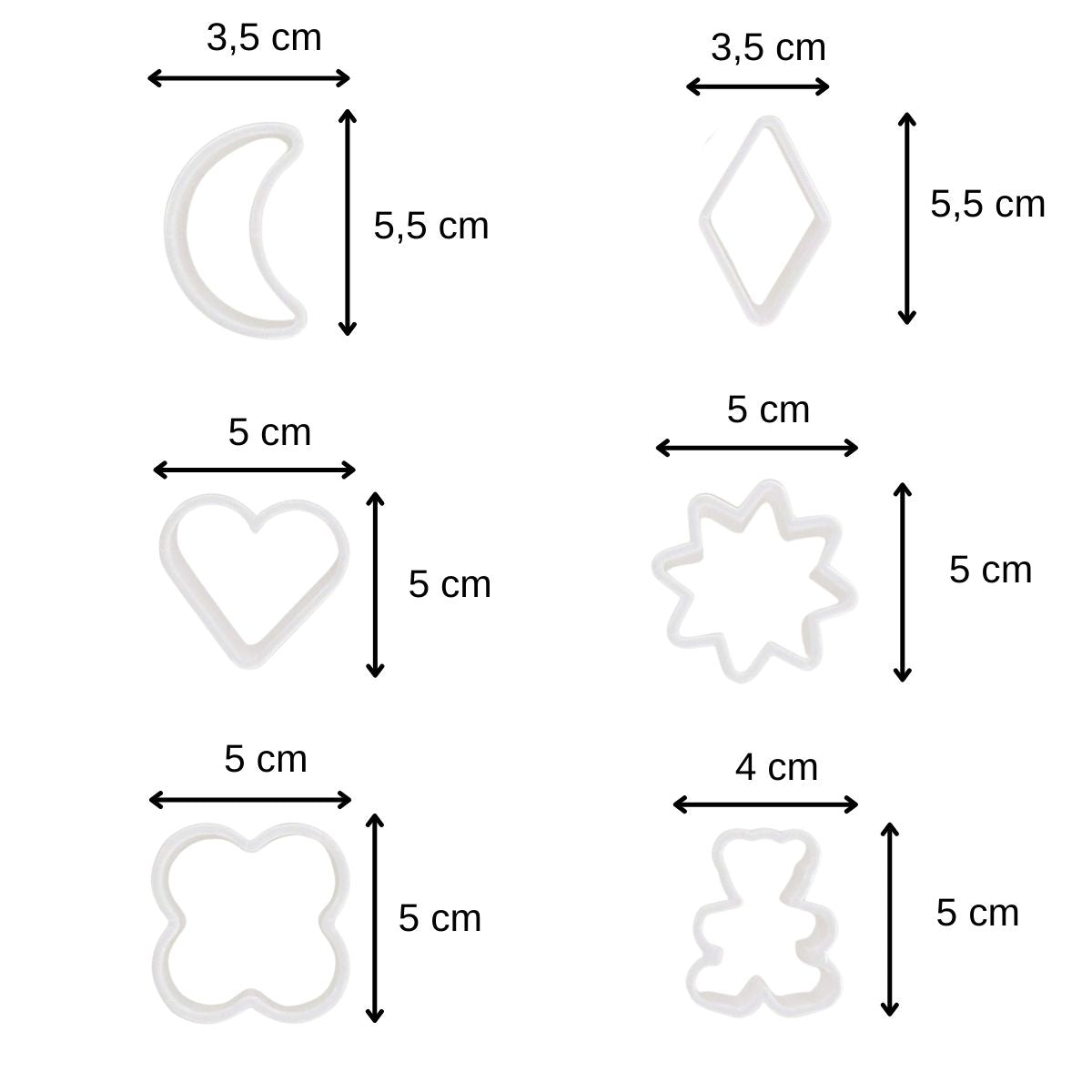 Lot de 6 emporte-pièces Zenker Emporte-pièces Zenker - Mathon - 3