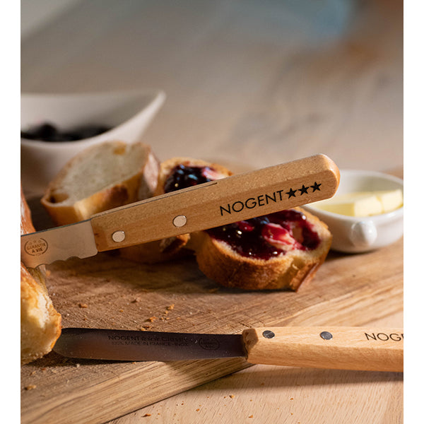 Petit couteau à pain Classic 11 cm Bois de hêtre Nogent - Mathon - 2