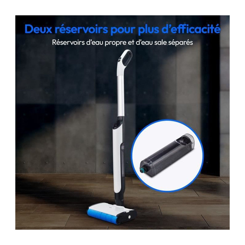 Medion H10 Nettoyeur Sol Dur Sans Fil - Rouleau Brosse - Réservoirs Eau Propre/sale - Fonction Auto-nettoyage - écran Led Medion - Mathon - 3