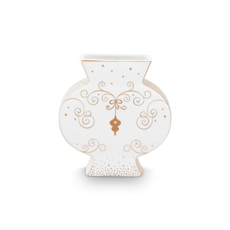 Vase plat Royal Winter White - 16,5cm Pip Studio - Mathon - 1