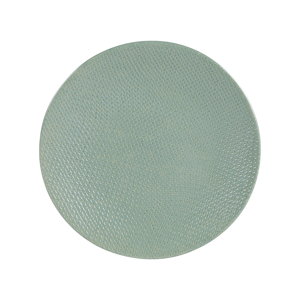 Assiette à dessert Vésuvio sauge 21 cm (lot de 6) Table passion - Mathon - 1