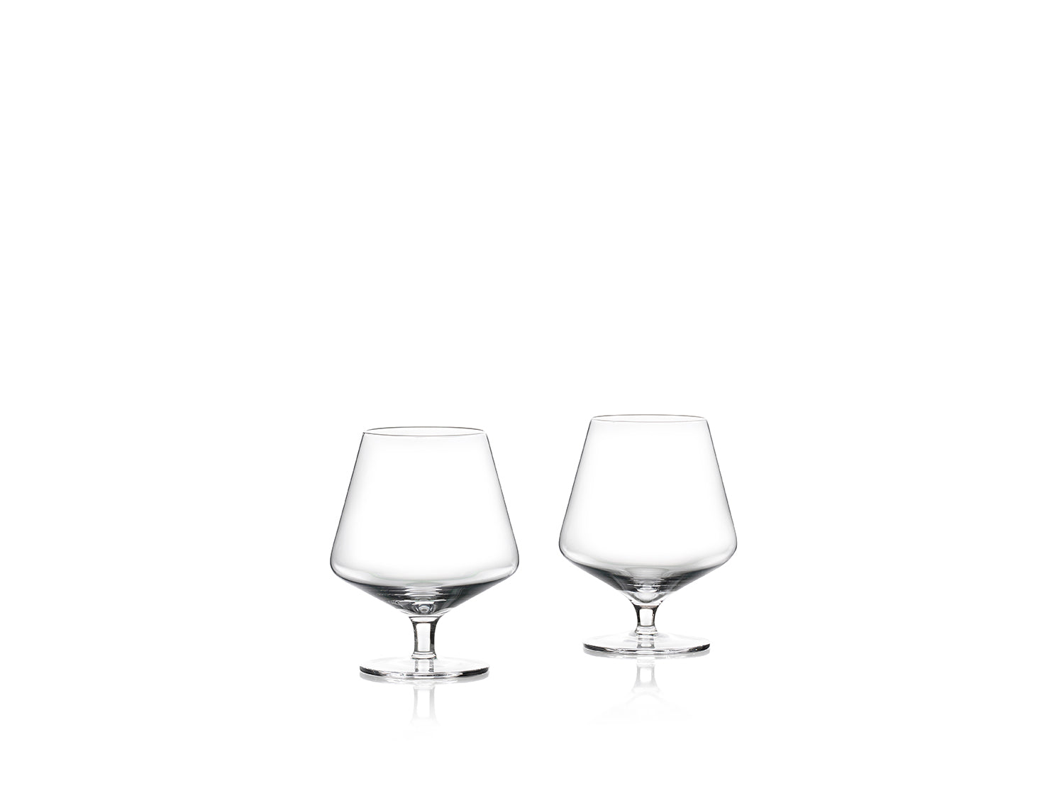 Set de 2 verres à cognac ROCKS en cristal sans plomb Transparent Zone Denmark - Mathon - 1