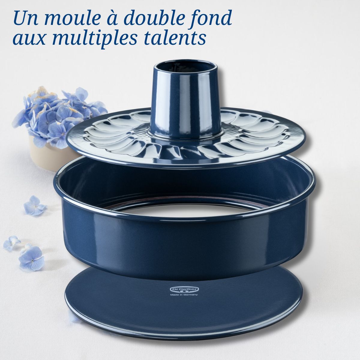 Moule à manqué et savarin double fond 28 cm Dr. Oetker Back Liebe Dr. Oetker - Mathon - 4