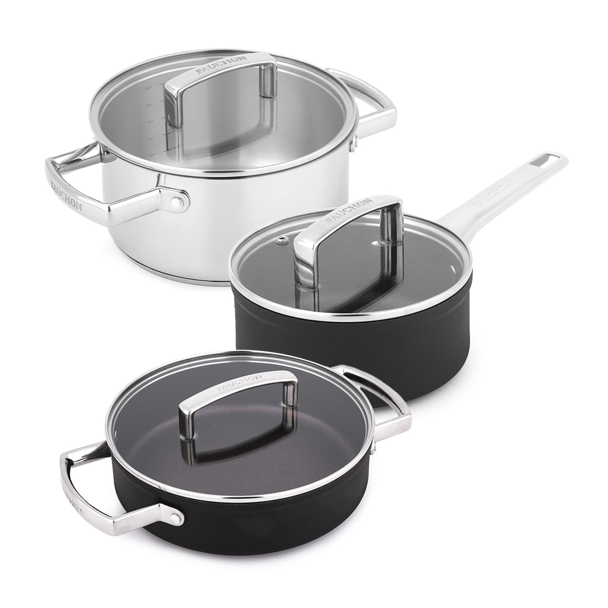 Set 6 pièces 24cm antiadhésive aluminium SIGNATURE Fauchon Art de la Table - Mathon