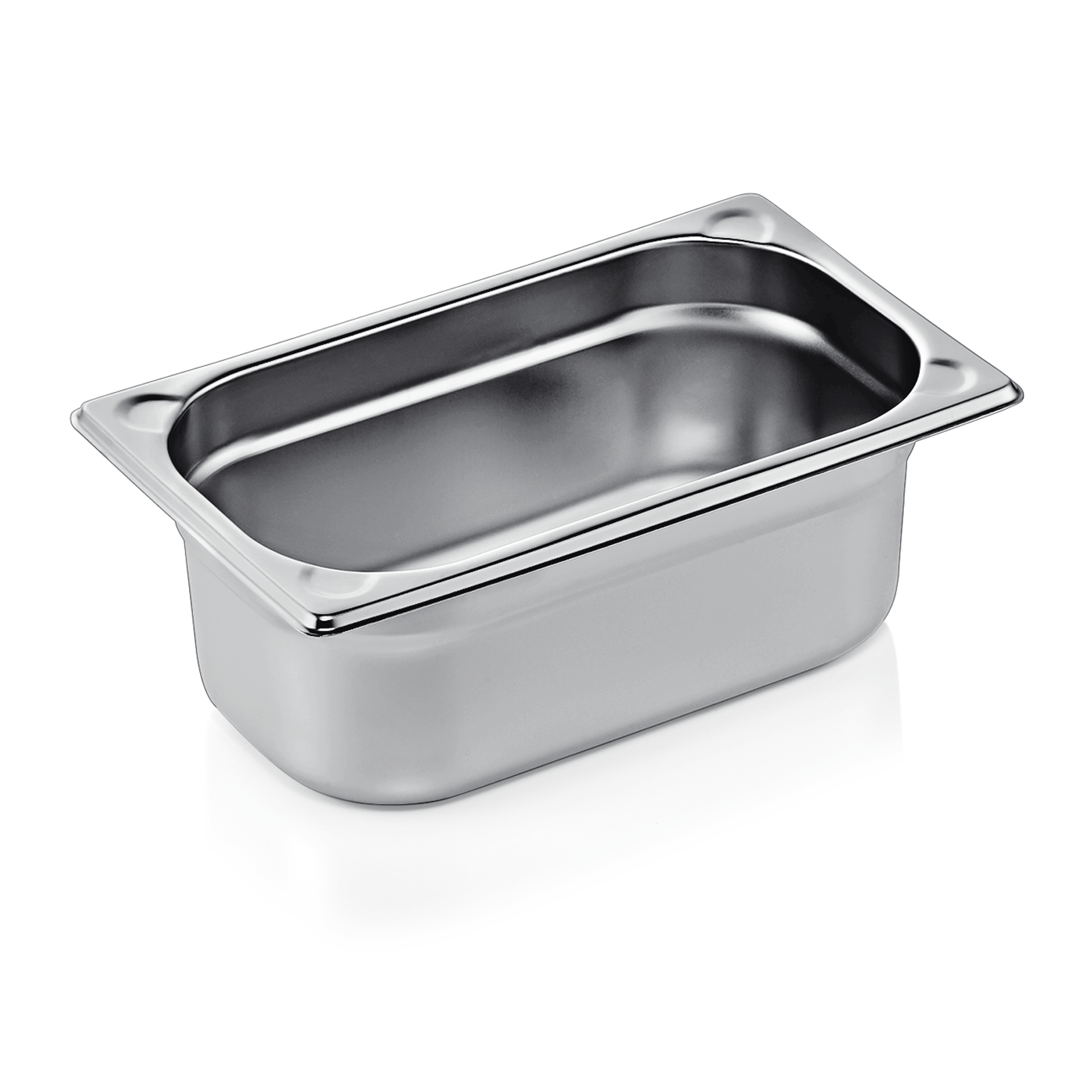 Bac GN 1/4 Inox Coins Gaufrés 2,8 L H 100 mm - WAS Germany - Mathon