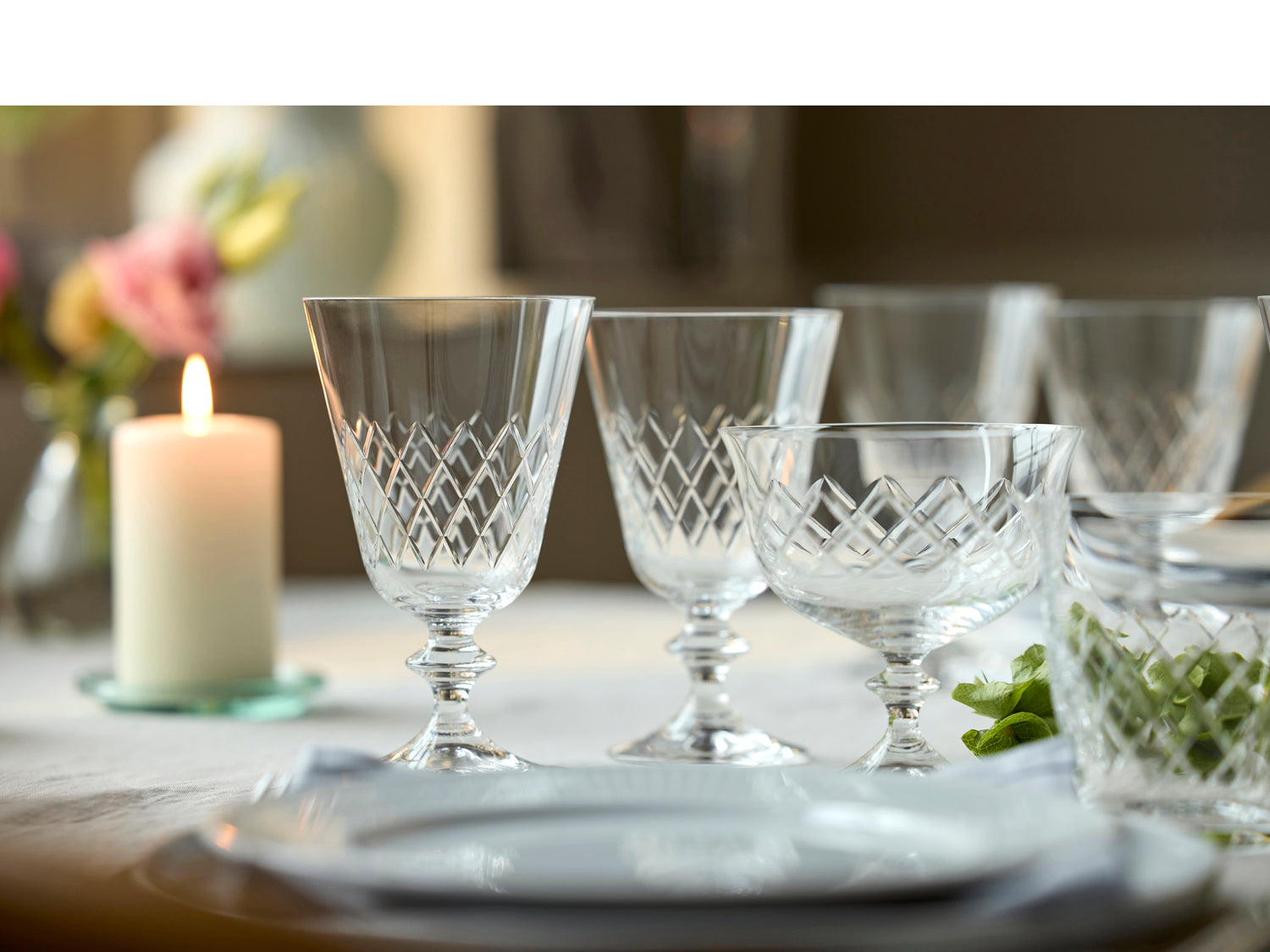 Verre à vin blanc Eaton en  Transparent Lyngby Glas - Mathon - 8