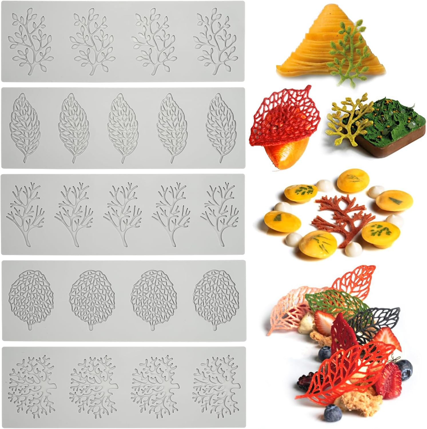 Moule en Silicone, 5 Pièces Dentelle Vendos85 - Mathon