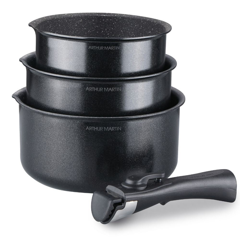 AM120B : Set de 3 Casseroles Tous Feux Arthur Martin 16-18-20 cm Shop-Story - Mathon - 3