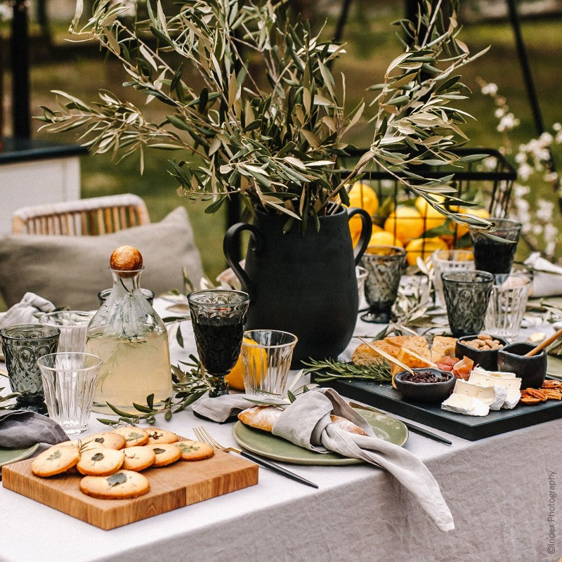 Lot de 6 verres à vin anthracite La Rochère - Mathon - 3