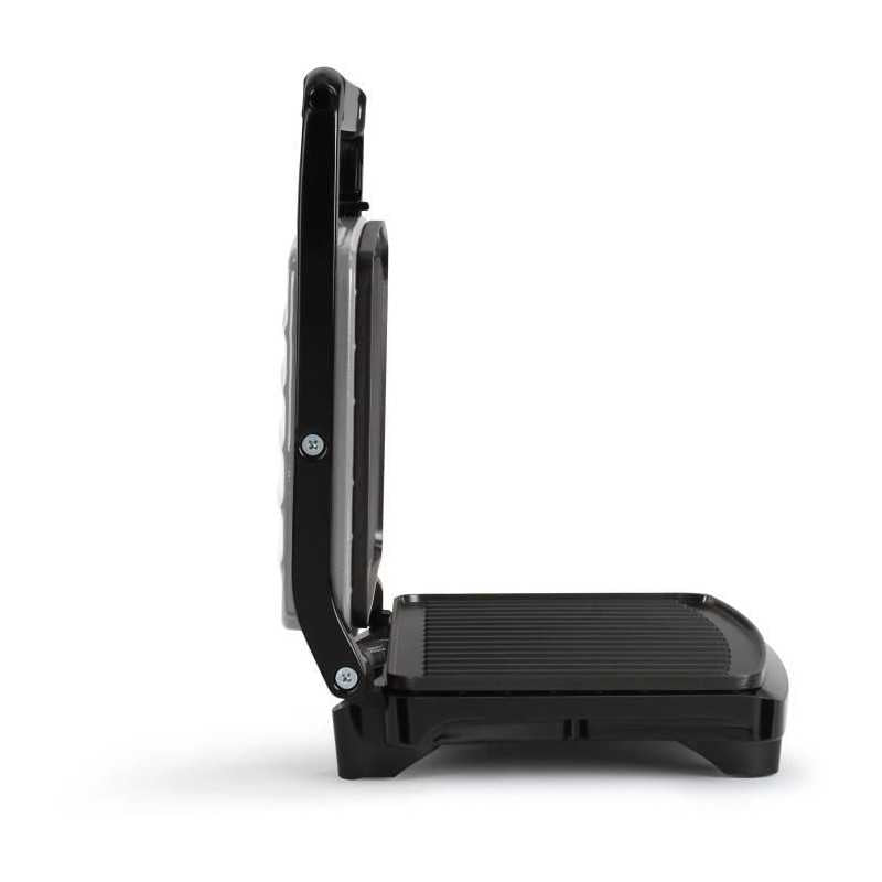 Livoo Doc232g - Grill Compact - 23x15cm - Revetement Anti-adhésif - Témoin Lumineux De Chauffe - Charniere Ajustable Livoo - Mathon - 3