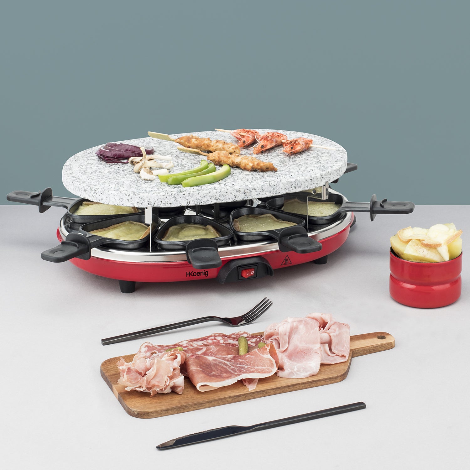 Raclette 4 en 1 - RP412 H.Koenig - Mathon - 8