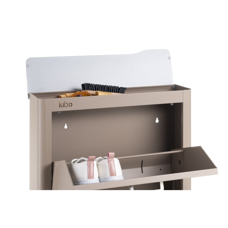 Meuble à chaussures KIBO 3 Compartiments, couleur Sable Don Hierro - Mathon - 5