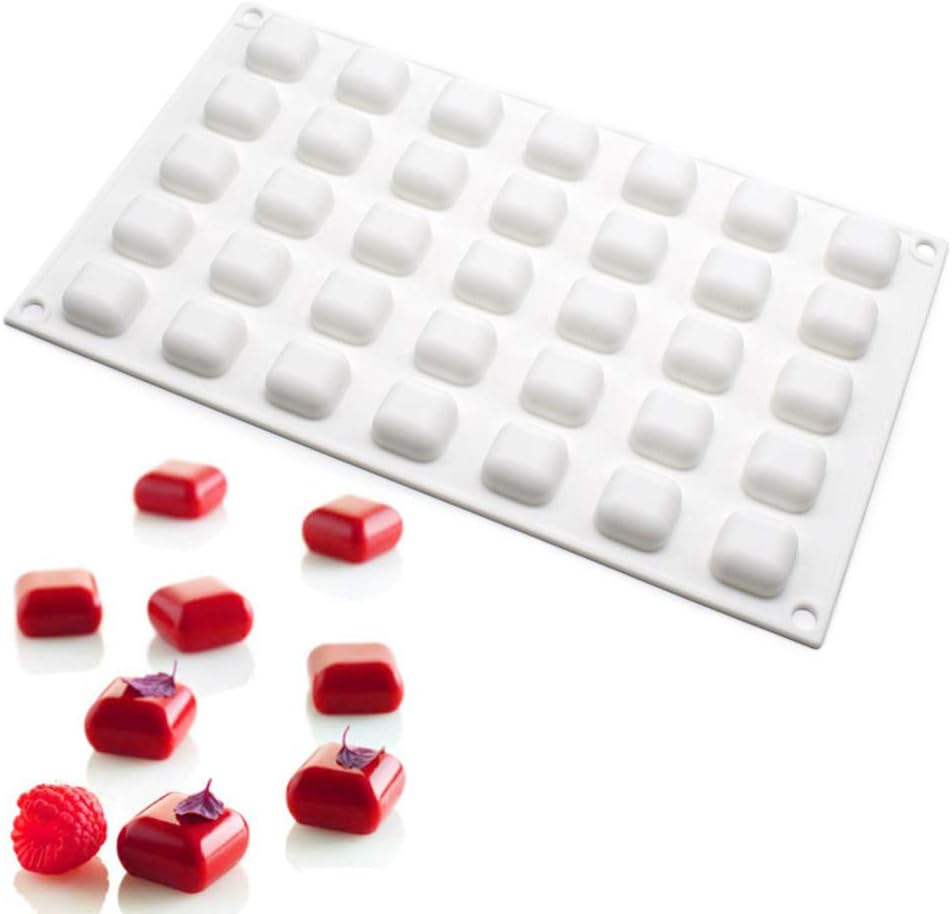 Moule À Bonbons, 35 Trous Forme Carrée, Blanc Vendos85 - Mathon