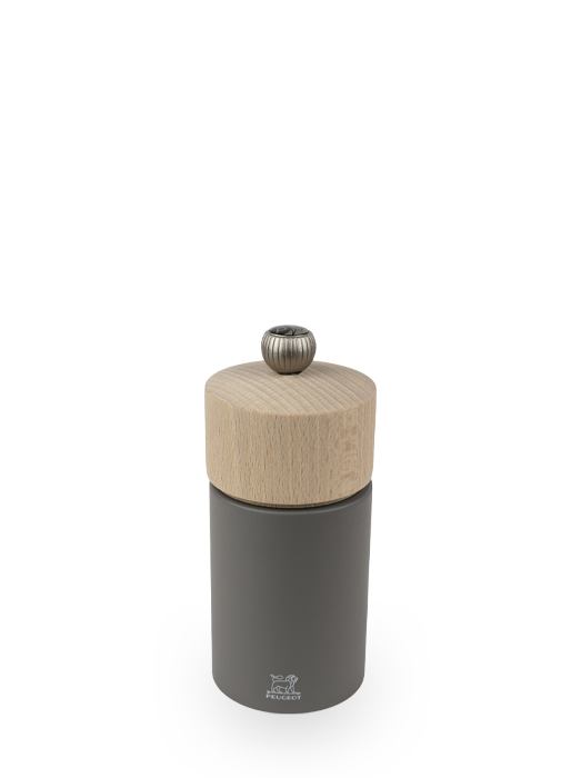 Boreal Moulin à poivre manuel en bois, gris roche, 12 cm Peugeot - Mathon - 1