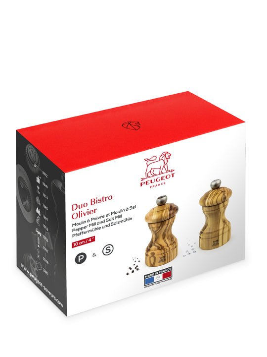 Moulins poivre et sel Bistro Duo bois d