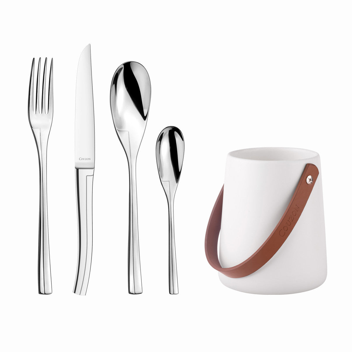 Persane - 24 couverts de table avec support de rangement nomade Couzon - Mathon - 1