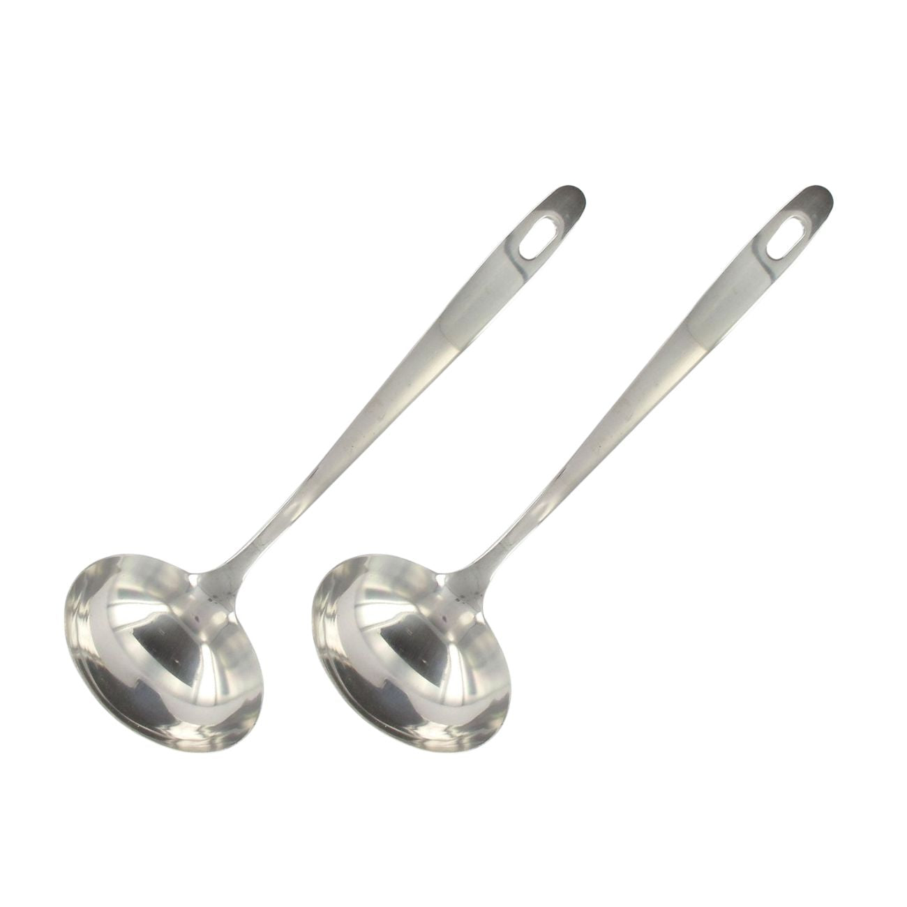 Ensemble de 2 Louches de cuisine inox 28 cm  Oxford Fackelmann - Mathon - 1