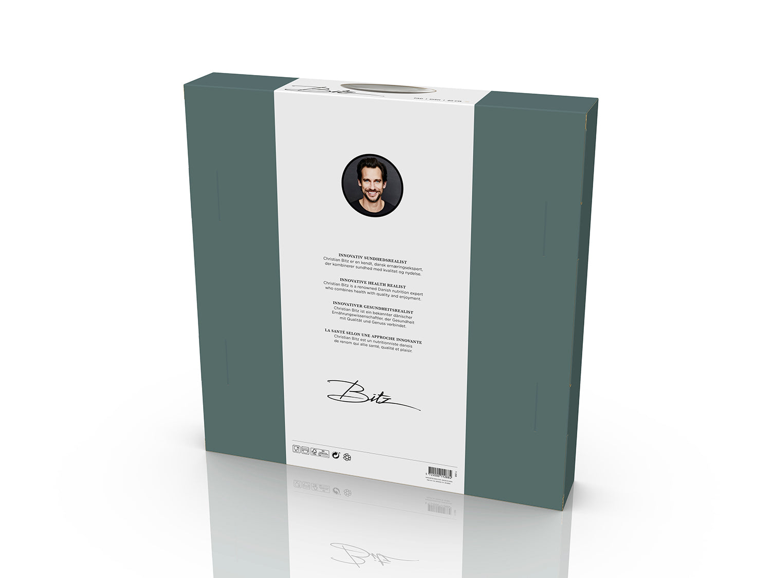 Plat de service rond GASTRO 40cm en grès émaillé Crème/Crème Bitz - Mathon - 7