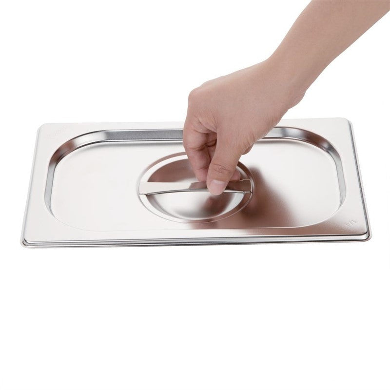Couvercle Bac Gastro Inox GN 1/9 - Vogue - Mathon - 2
