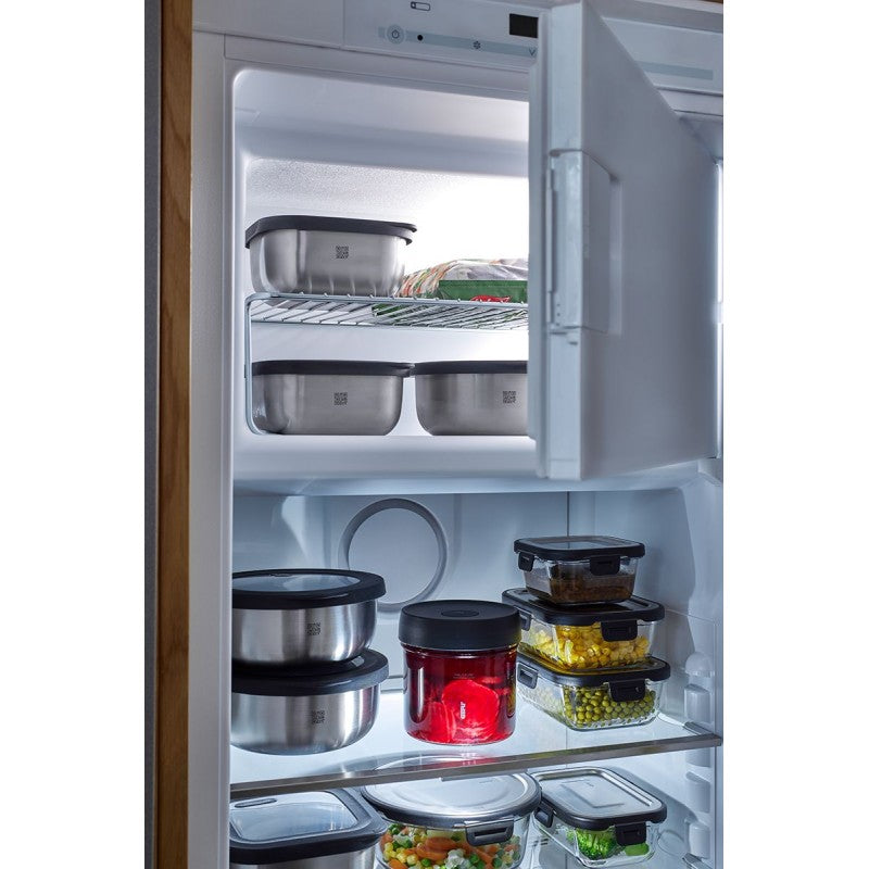 Lot de 2 récipients rectangulaire en acier inoxydable Gefu - Mathon - 3