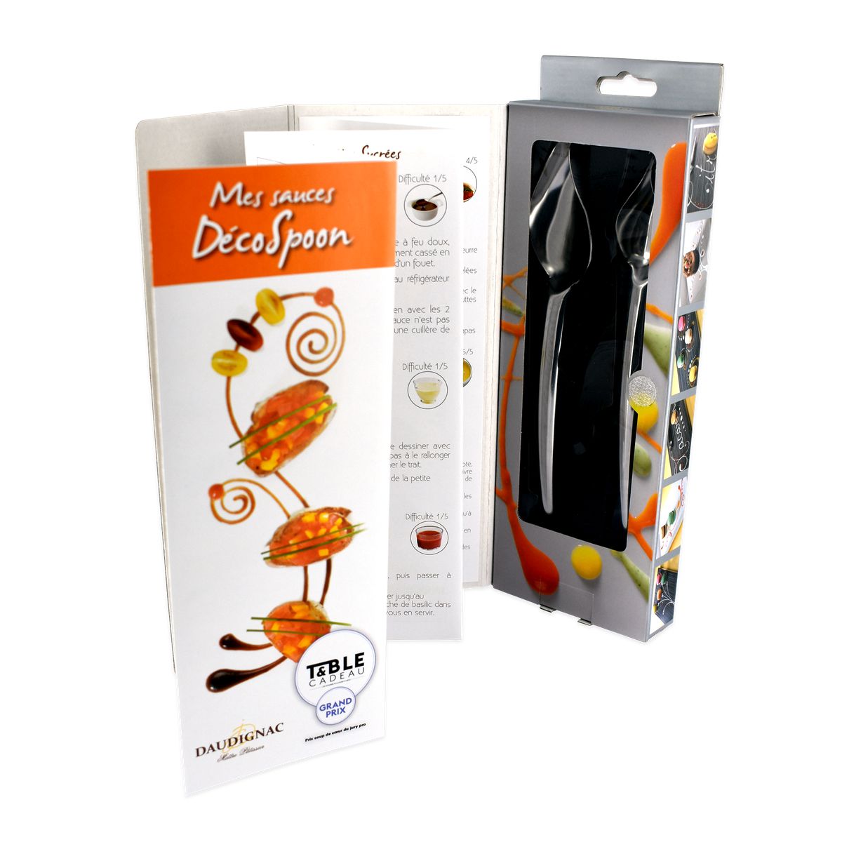 Lot de 2 cuillères plumes à décoration pâtissière Jean Daudignac Fackelmann - Mathon - 6