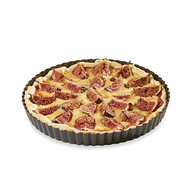 Moule à tarte acier revêtu antiadhérent bords cannelés 24,5 cm Mathon - Mathon - 1