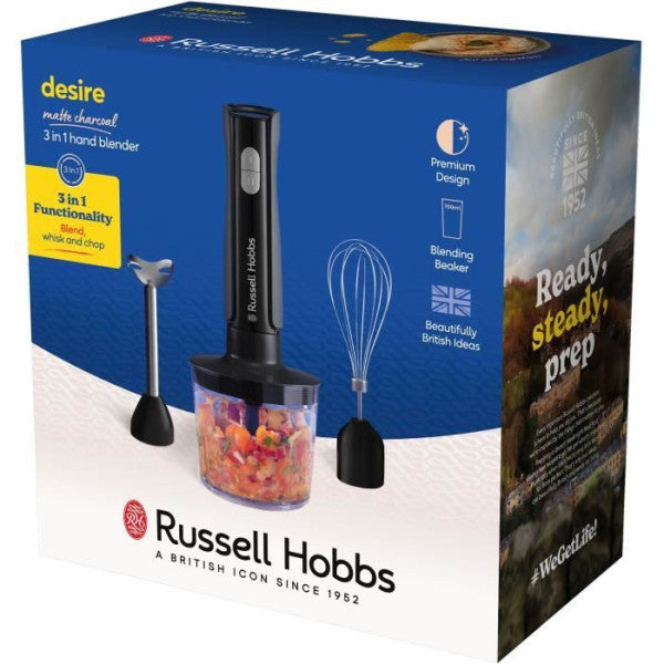 Mixeur Electrique  Plongeant 3 En 1 /hachoir/fouet - Russel Hobbs - De Russell Hobbs - Mathon - 5