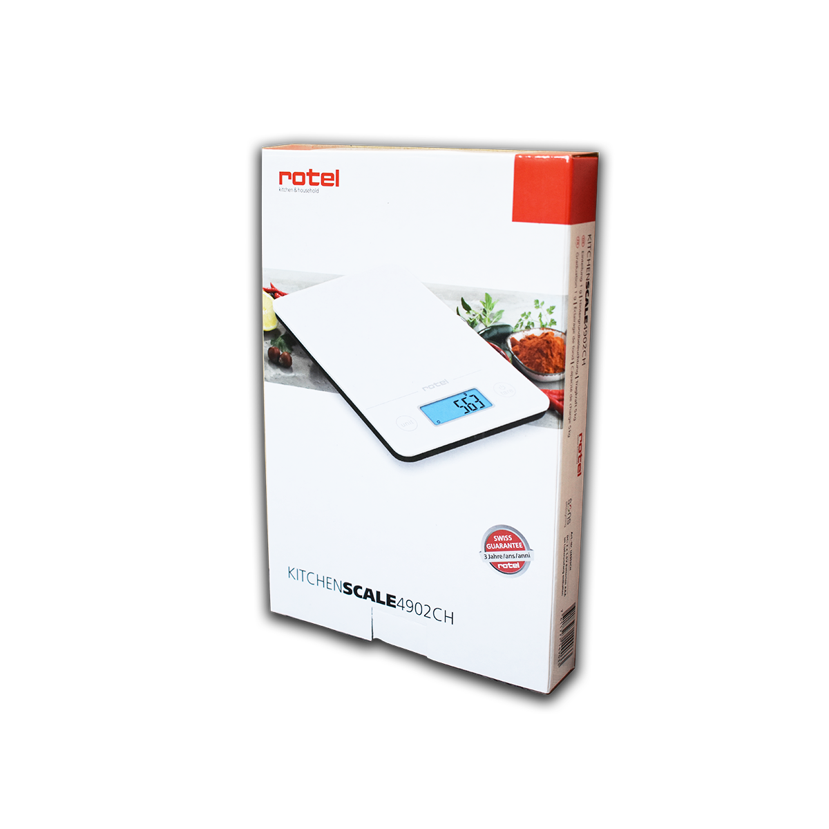 Balance de cuisine Blanche électronique écran tactile Rotel Rotel - Mathon - 5