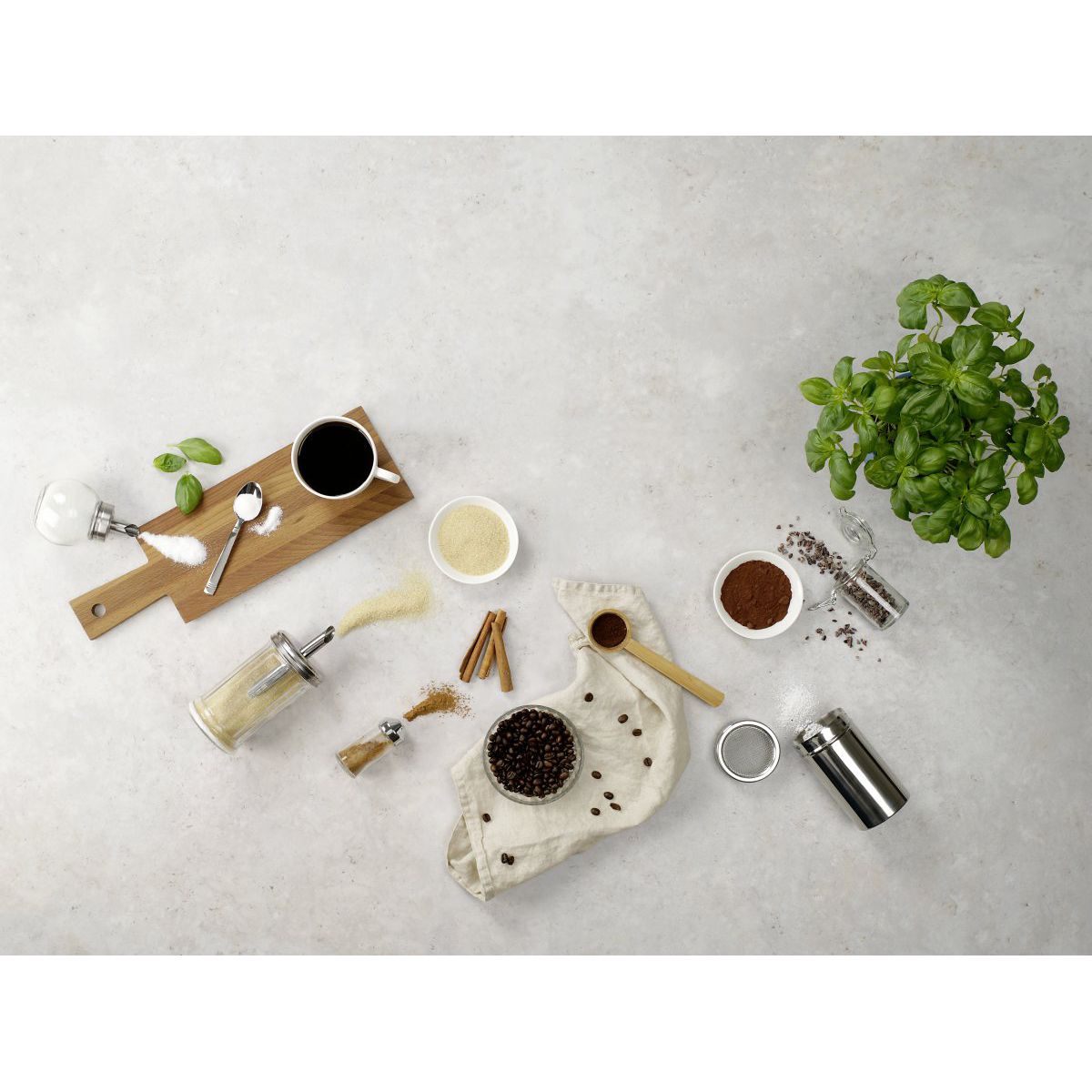 Ensemble de 2 cuillères doseuses à café en bambou Fackelmann - Mathon - 5