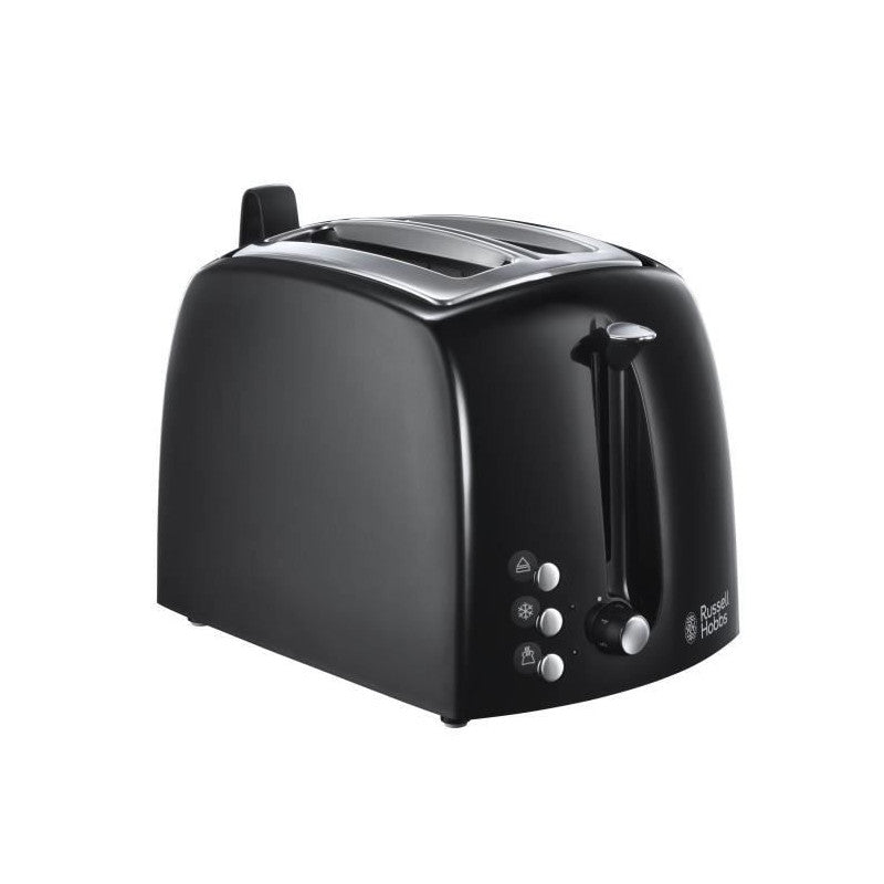 22601-56 - Toaster Textures Plus - 895 W - Noir Russell Hobbs - Mathon - 1