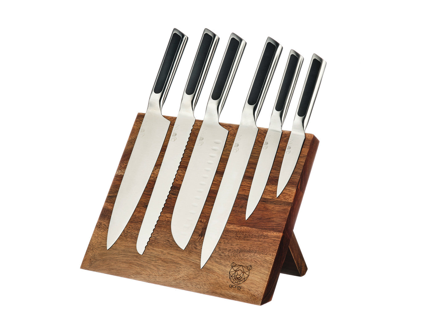 Bloc couteaux de cuisine LOKI VANTAA - 7 pièces Björn - Mathon - 1