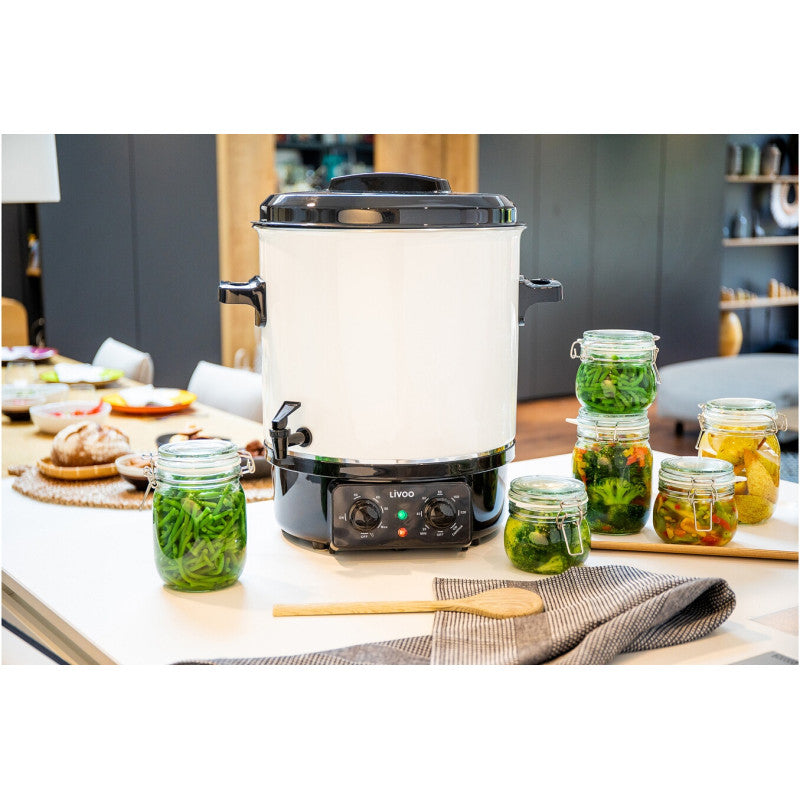 Stérilisateur à Bocaux électrique Livoo Dom334 1800 W Blanc Et Noir Livoo - Mathon - 3