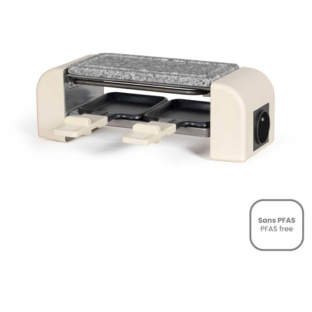 Appareil A Raclette Connectable - Livoo - Doc310c - 2 Personnes - 450 W - Thermostat Automatique Livoo - Mathon - 1