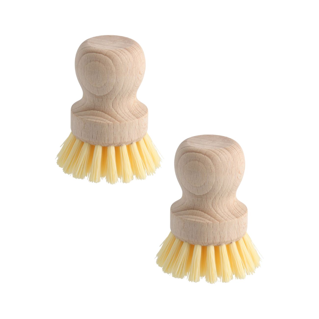 Ensemble de 2 Brosses à vaisselle en bois Fackelmann - Mathon - 1