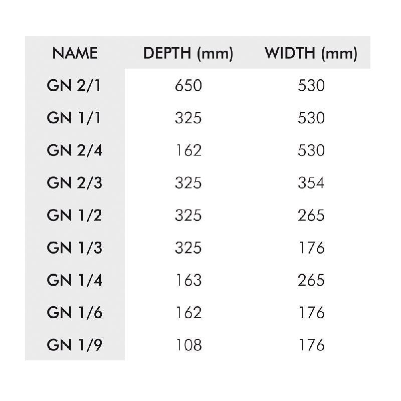 Lot de 4 Bacs en Polypropylène avec Couvercle GN 1/9 100 mm - Vogue - Mathon - 1