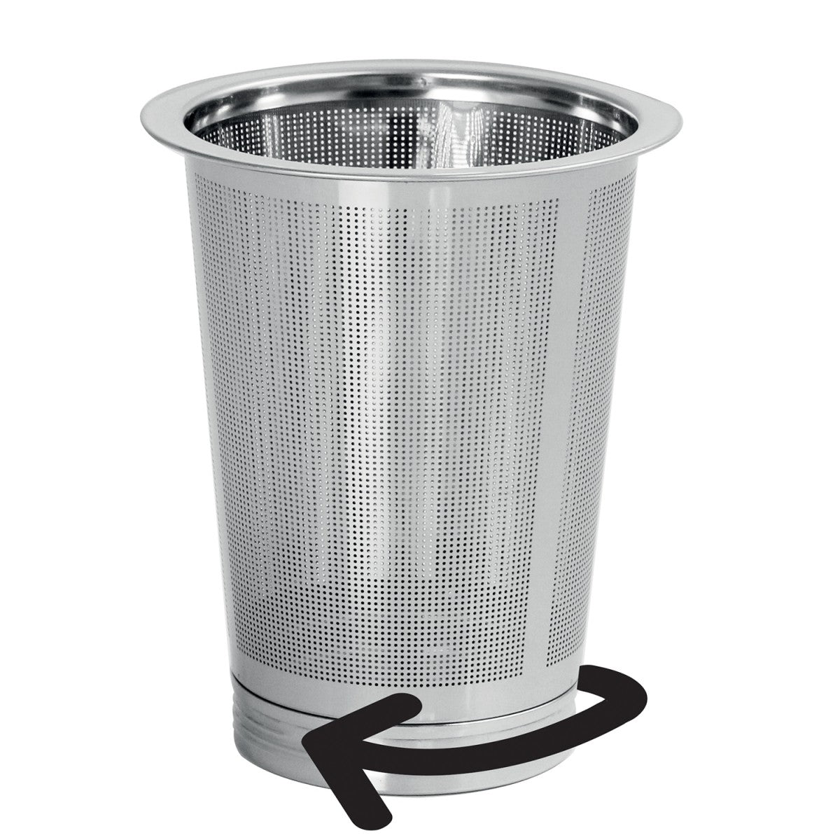 Rooibos - théière en verre avec filtre dévissable inox - Verre transparent Cristel - Mathon - 3