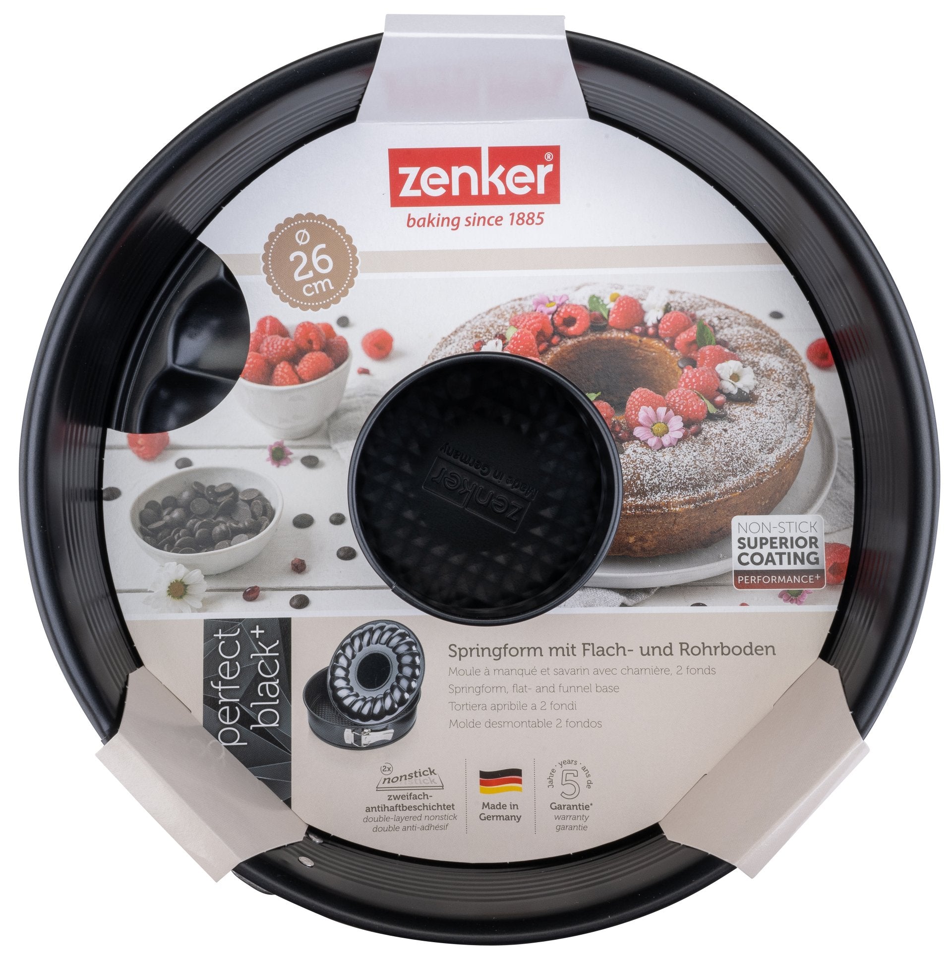 Moule à manqué et à savarin double fond 26 cm Zenker PerfectBack+ Zenker - Mathon - 5