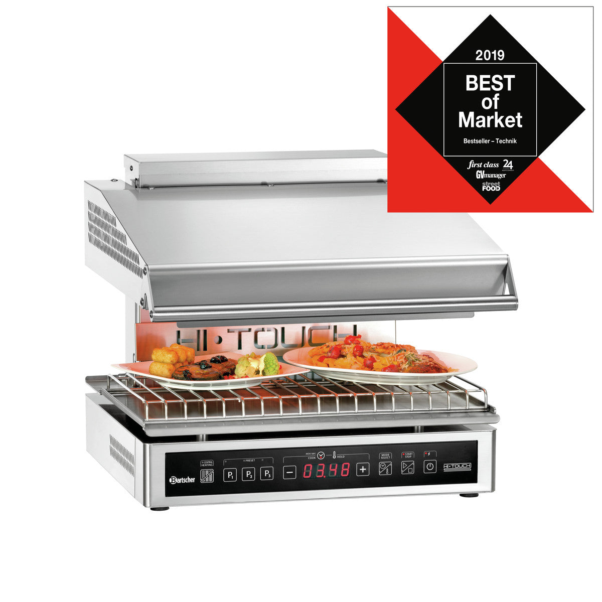 Salamandre de Cuisine électrique hi-light premium - Bartscher - Mathon - 1