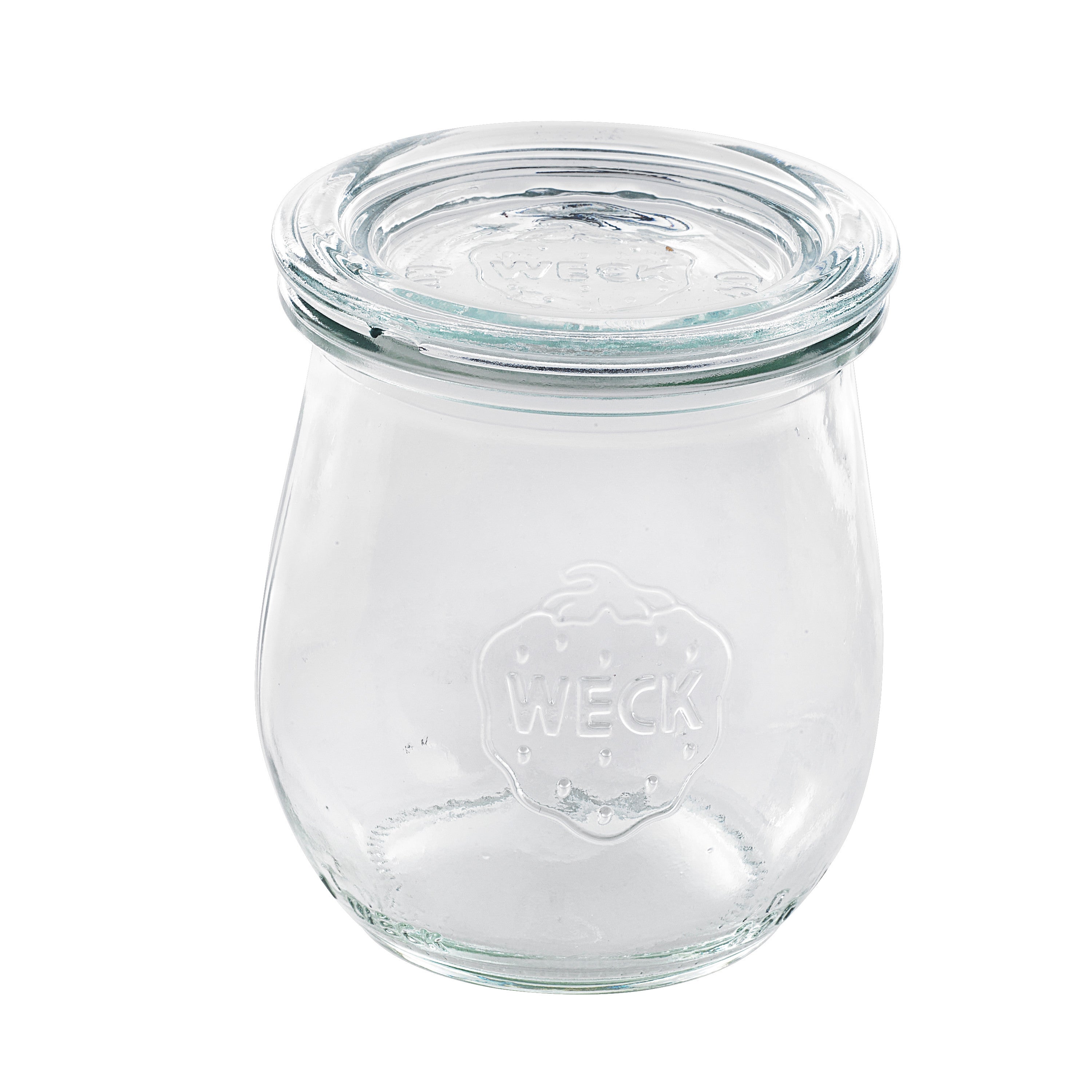 12Pcs - Bocal Bokocook en verre Weck avec couvercle en verre  H86mm 200ml FirstPack - Mathon - 1