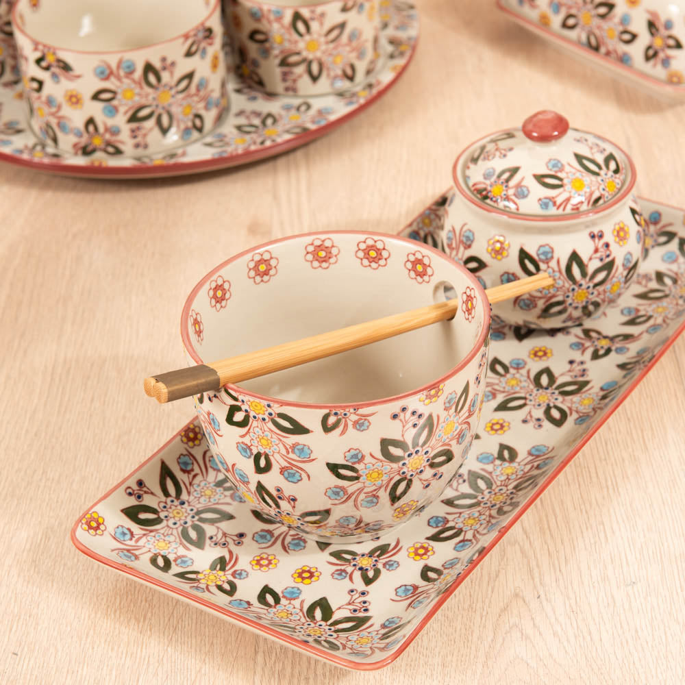 Bol avec baguettes Siena 13 cm Table passion - Mathon - 3