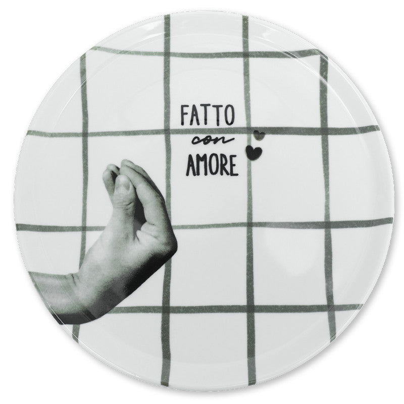 Assiette à pizza  Atina  Ardoise Ziipa - Mathon - 1