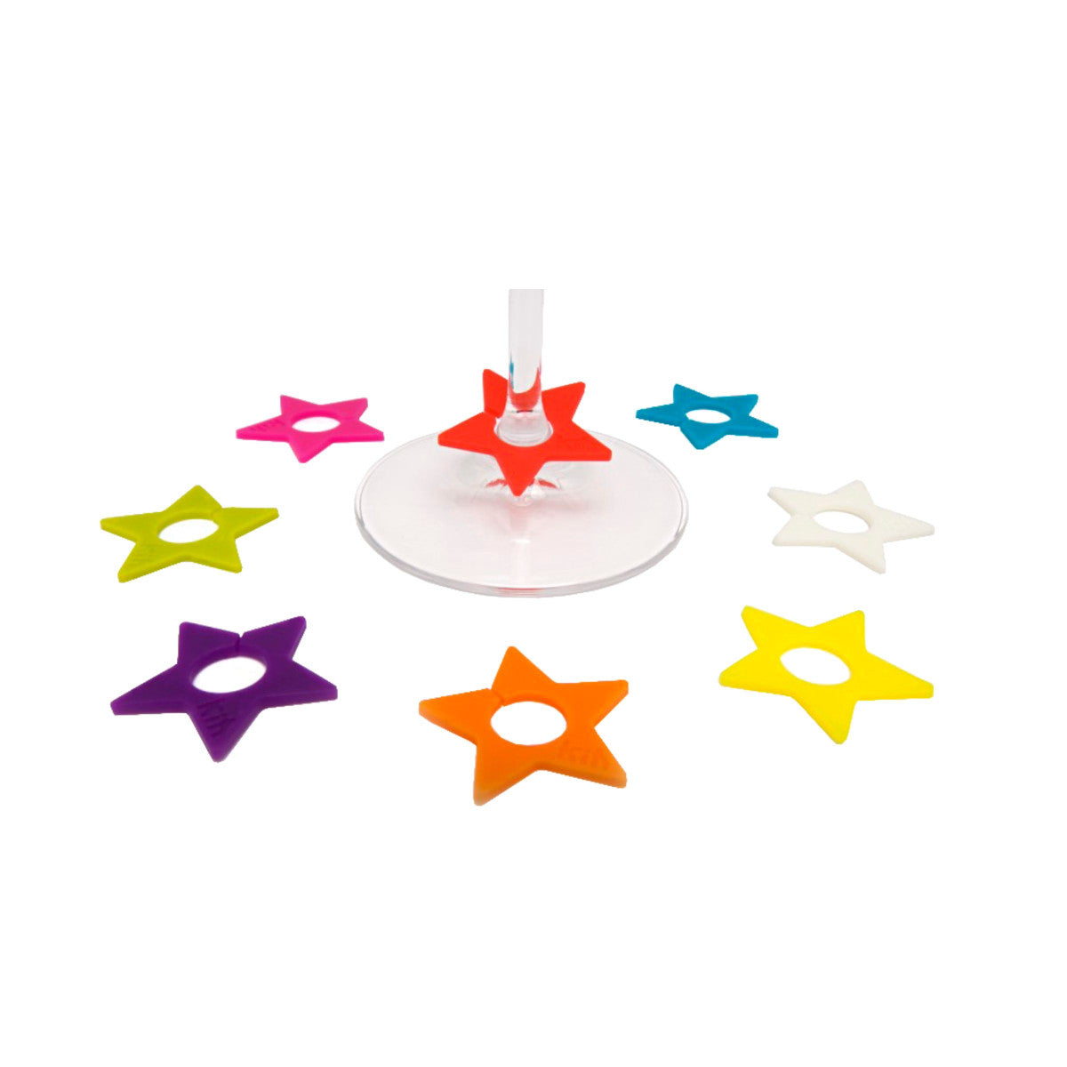 Tag - Lot de 8 marqueurs de verre star Koala - Mathon - 2