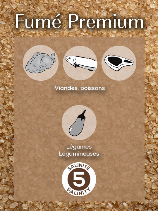 Fumé Premium Sel fumé artisanal, 150g - 3 sachets fraîcheur de 50g Peugeot - Mathon - 5