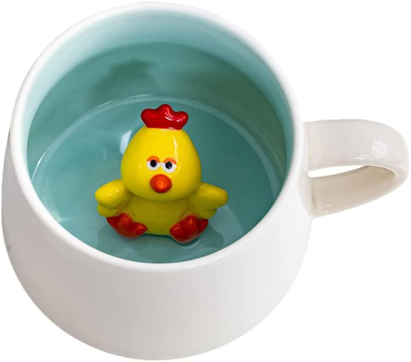 Tasse en Céramique avec Animal 3D Caché 350 ml Vendos85 - Mathon