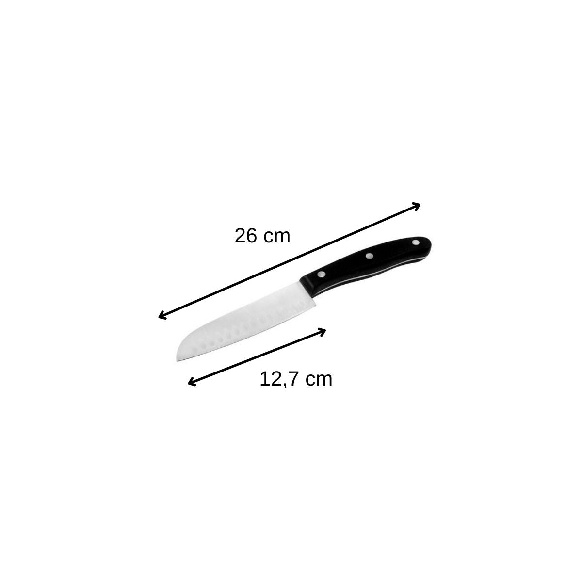Ensemble de 2 Couteaux Santoku 26 cm  Fit Nirosta - Mathon - 3