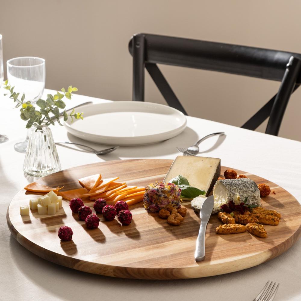Plateau tournant 29 cm en acacia T&G Woodware - Mathon - 2